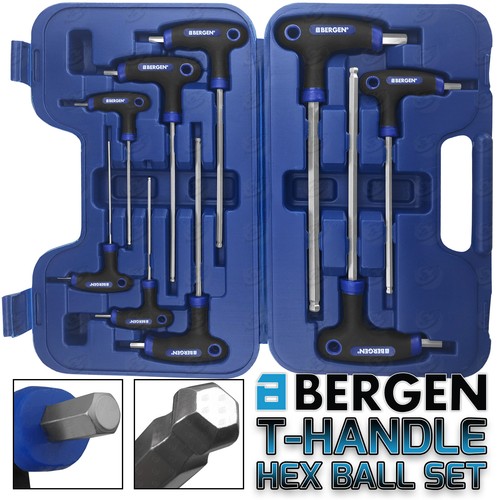 Bergen 9pc handle hex - handle, ball