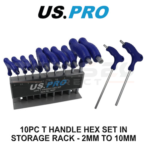 Pro tools 10pc handle hex - tools, t