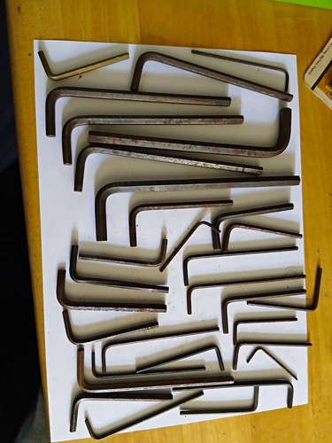 Shaped hex key - l-shaped,