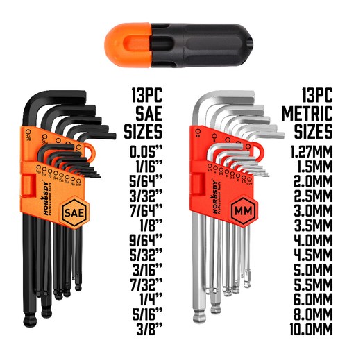 Hex allen key - hex, set