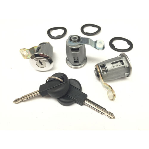 Piece lock set 2 keys - lock,