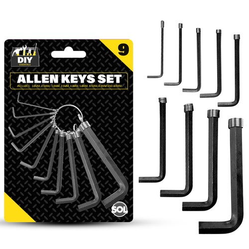 Hex key set - set, allen