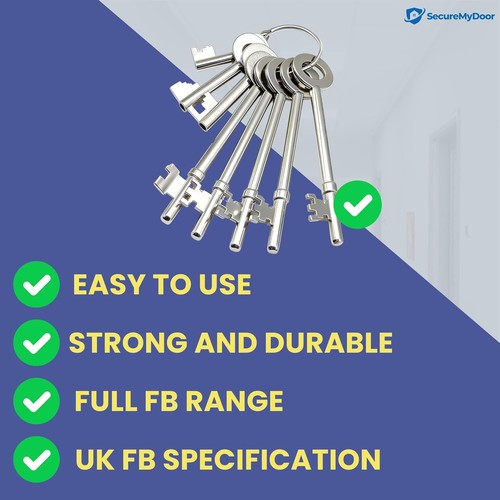 Fire brigade key set keys - fire,