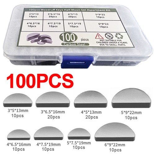 100pcs metric woodruff key - metric,