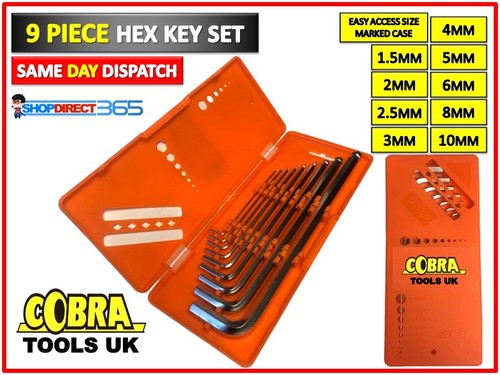Piece hex key set - key, allen