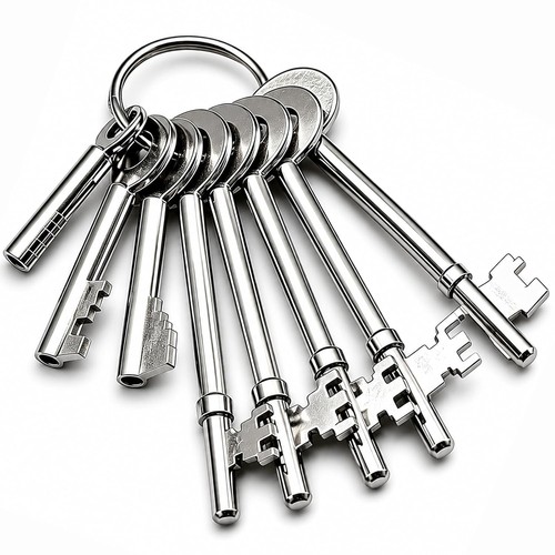 8pcs fire brigade keys set - fire,