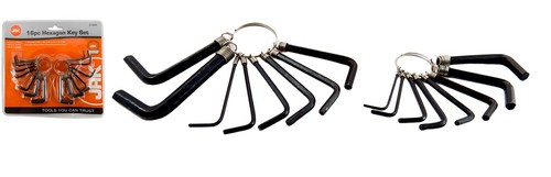 Jak hexagon allen key set - hexagon, 16