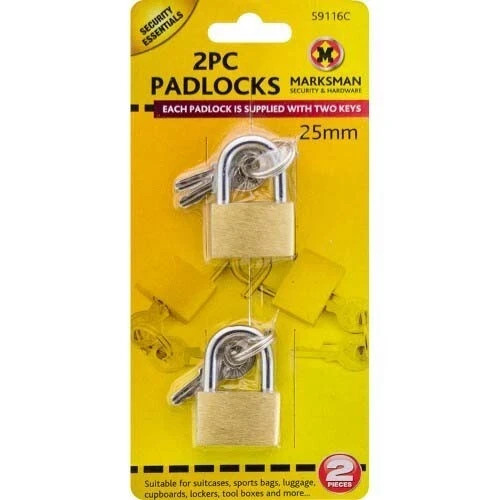 Pack 25mm mini - 2, brass